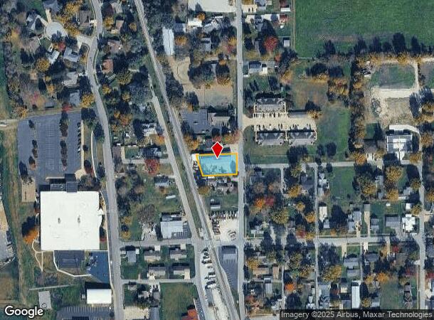  180 N Front St, Whiteland, IN Parcel Map