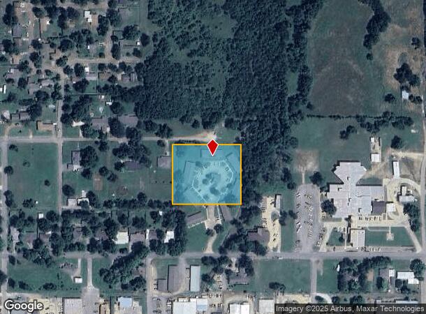  1209 E Kirk St, Hugo, OK Parcel Map