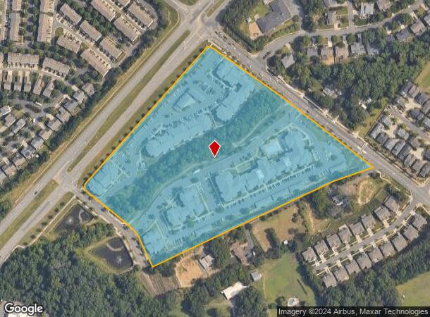  15711 Creek Watch Pl, Charlotte, NC Parcel Map