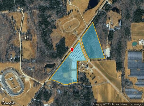 8927 Mile Branch Rd, Rougemont, NC Parcel Map