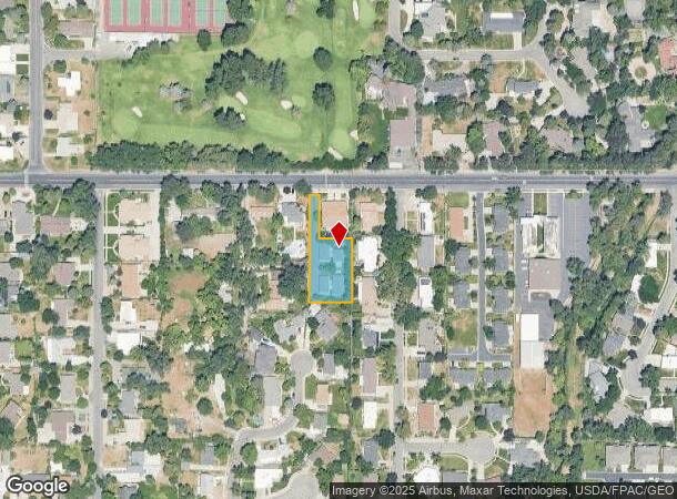  1810 E 5600 S, Holladay, UT Parcel Map