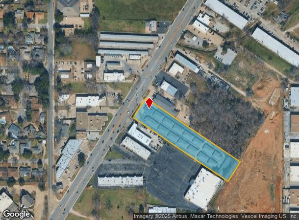  3057 S Cooper St, Arlington, TX Parcel Map