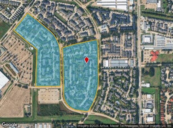 12613 Steeple Way Blvd, Houston, TX Parcel Map
