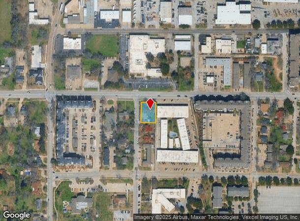  1038 W Abram St, Arlington, TX Parcel Map
