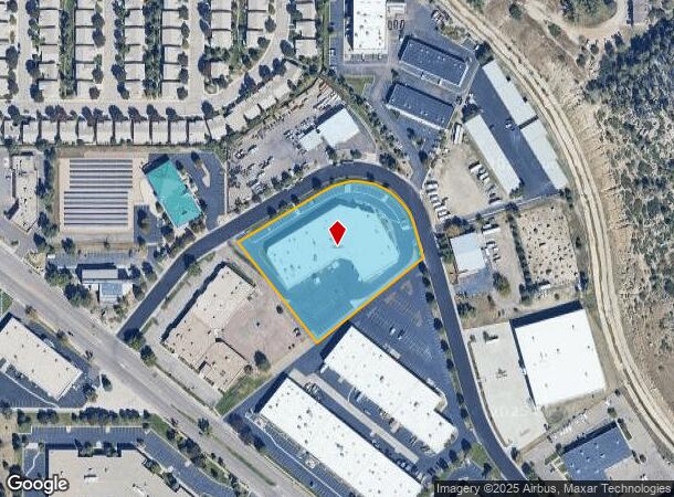  5050 List Dr, Colorado Springs, CO Parcel Map