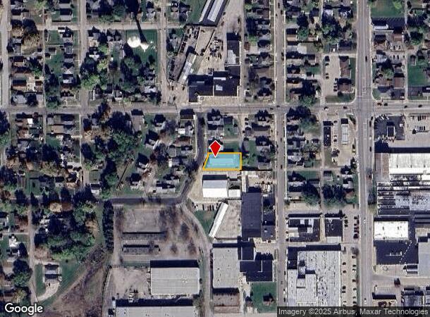  1625 Orinoco Ave, Columbus, IN Parcel Map