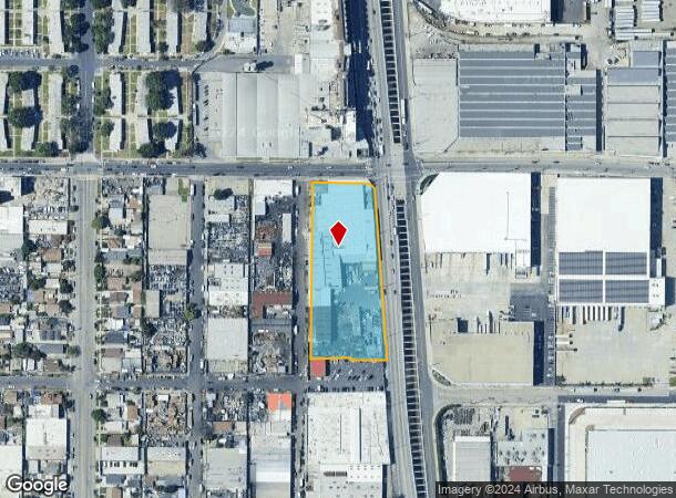  1862 E 55Th St, Los Angeles, CA Parcel Map