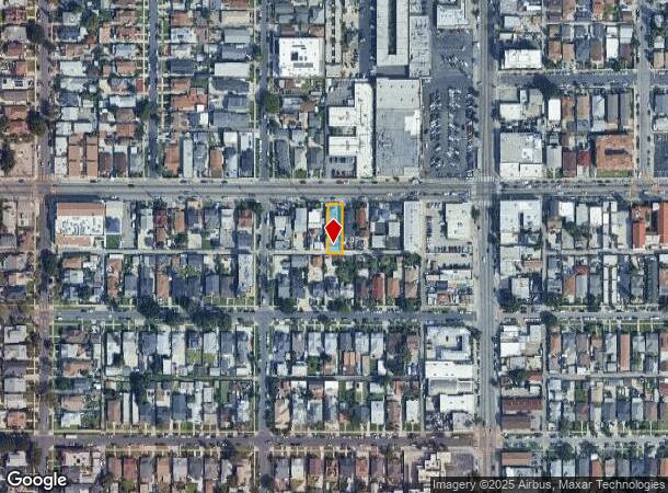  1038 W Vernon Ave, Los Angeles, CA Parcel Map