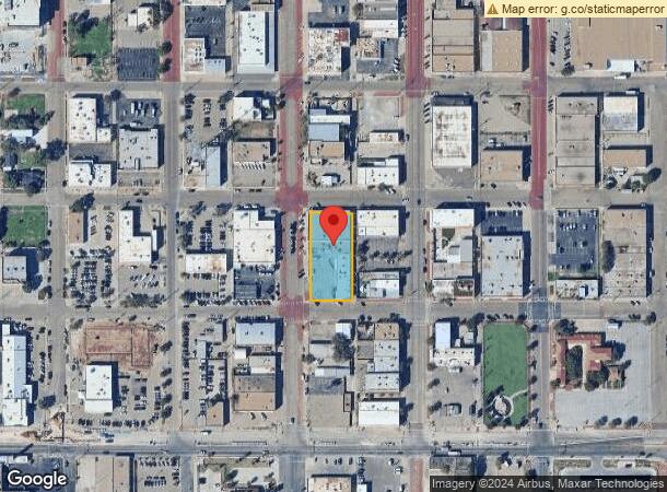  1701 Texas Ave, Lubbock, TX Parcel Map