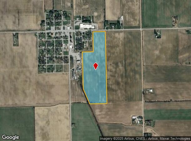 1St St At Main St, Owendale, MI Parcel Map