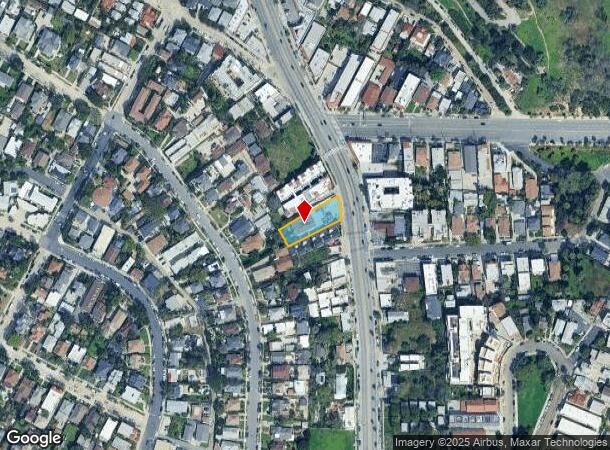  1316 W Sunset Blvd, Los Angeles, CA Parcel Map