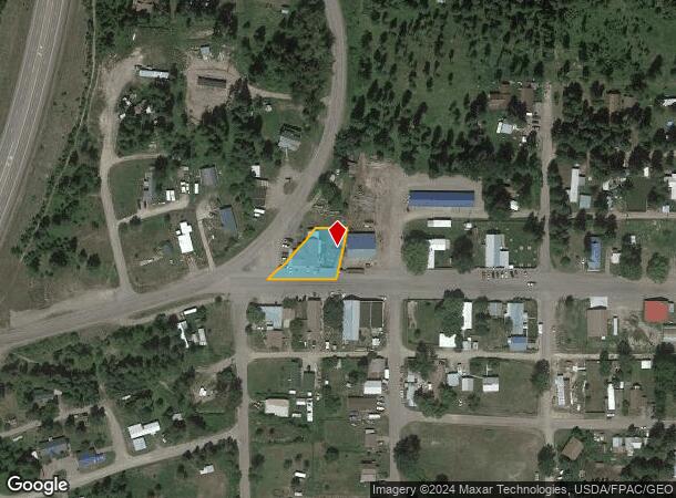  105 Central Ave, Martin City, MT Parcel Map