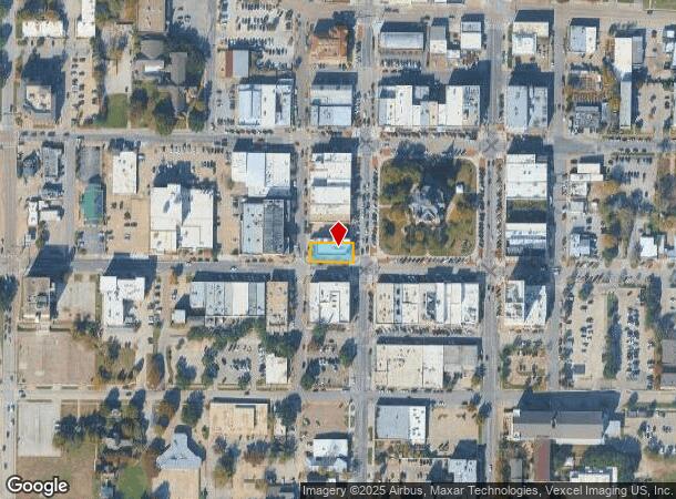 101 N Elm St, Denton, TX Parcel Map