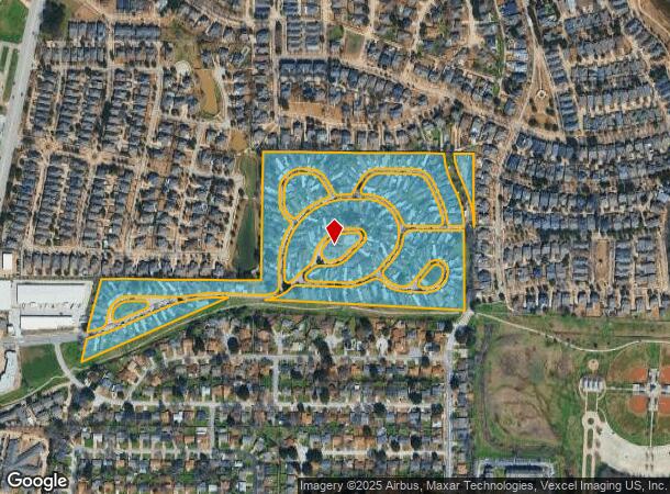 7800 Mockingbird Ln, North Richland Hills, TX Parcel Map