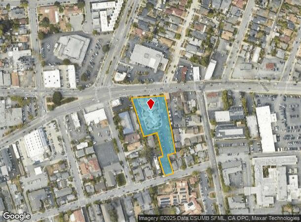  1414 Soquel Ave, Santa Cruz, CA Parcel Map