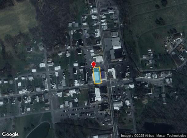  16 18 W Market St 15 Oak Ave Apts A B W, Middleburg, PA Parcel Map