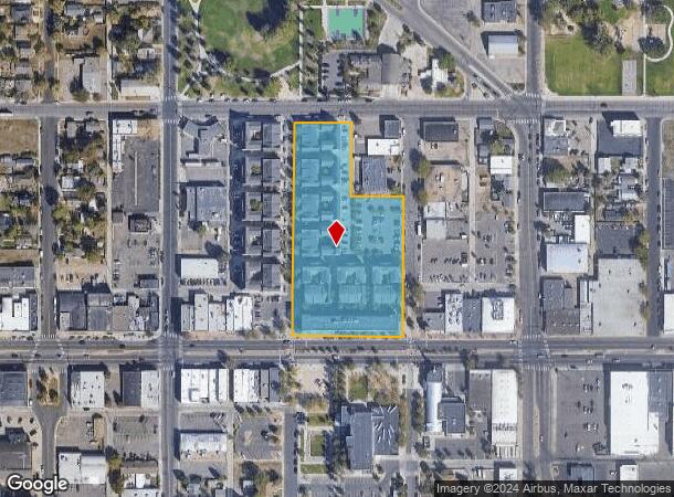  9801 E Colfax Ave, Aurora, CO Parcel Map