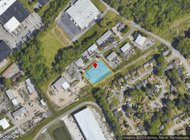  913 Business Park Dr, Chesapeake, VA Parcel Map