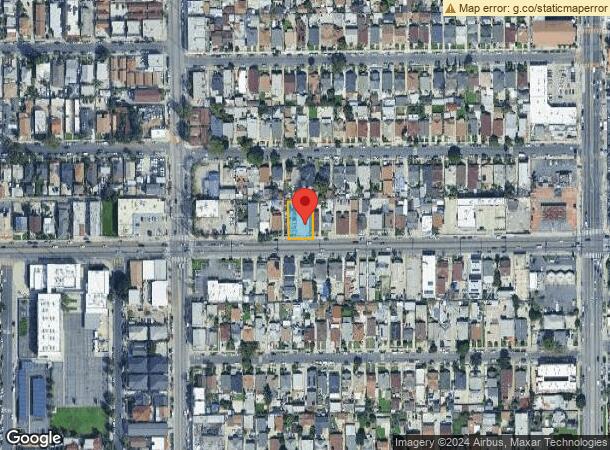  649-701 W Vernon Ave, Los Angeles, CA Parcel Map