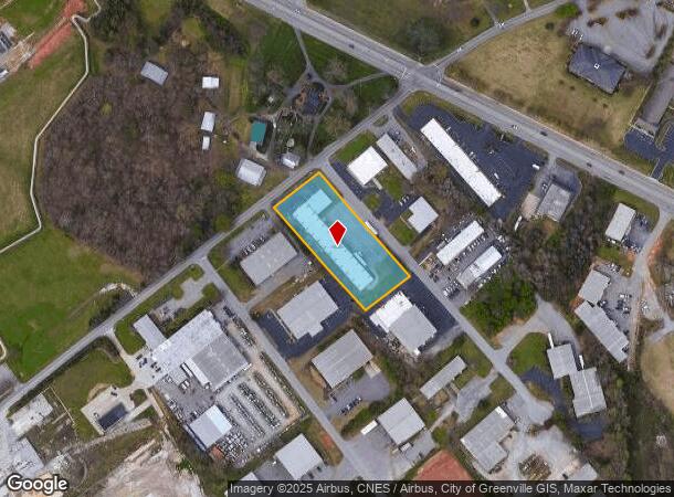 502 Palmetto Dr, Simpsonville, SC Parcel Map
