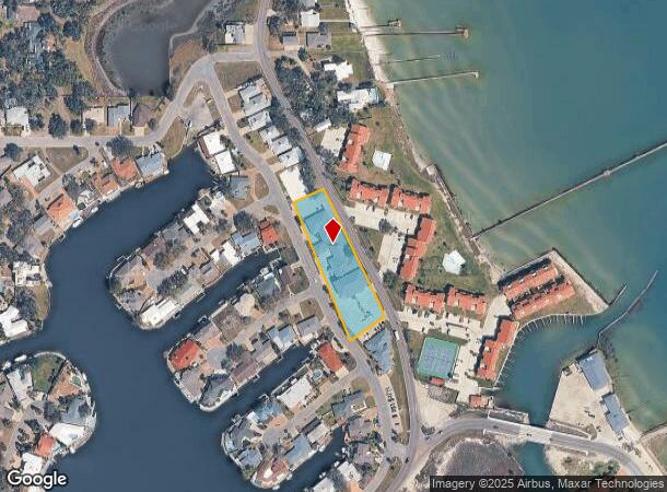 617 S Fulton Beach Rd, Rockport, TX Parcel Map
