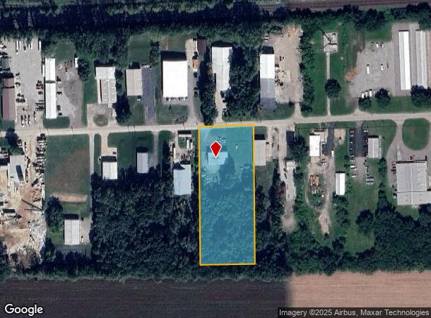 1401 3Rd St, Osceola, IN Parcel Map