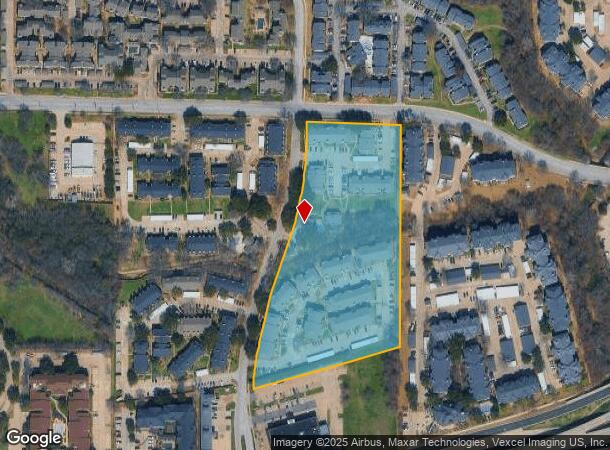 2000 Park Place Blvd, Bedford, TX Parcel Map