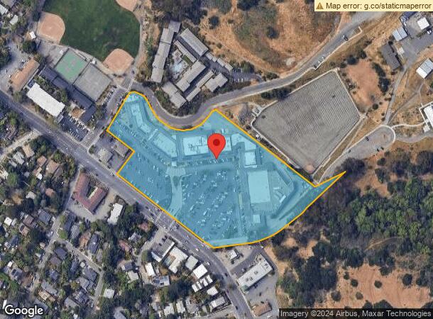  834-916 Sir Francis Drake Blvd, San Anselmo, CA Parcel Map