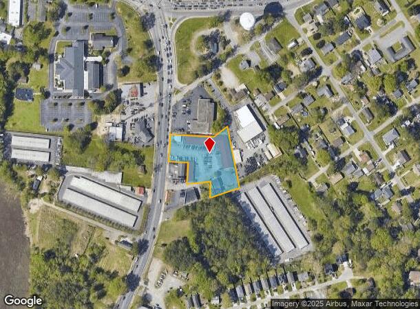  445 Battlefield Blvd N, Chesapeake, VA Parcel Map