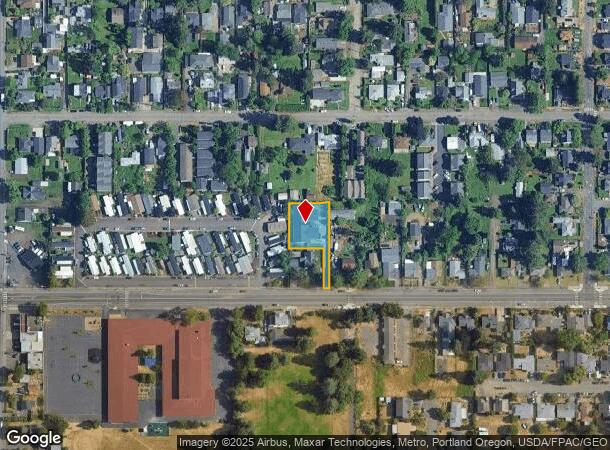  7521 Se Flavel St, Portland, OR Parcel Map