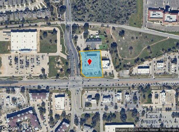 1220 W University Ave, Georgetown, TX Parcel Map