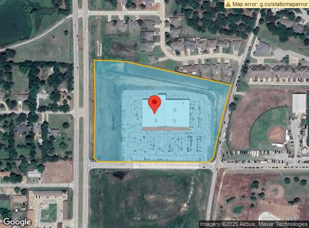  1025 Campus Dr, Ardmore, OK Parcel Map