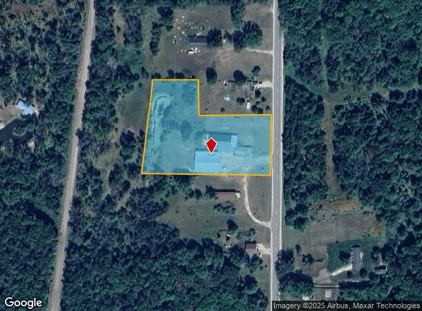 12153 N Woodbridge Ave, Bitely, MI Parcel Map