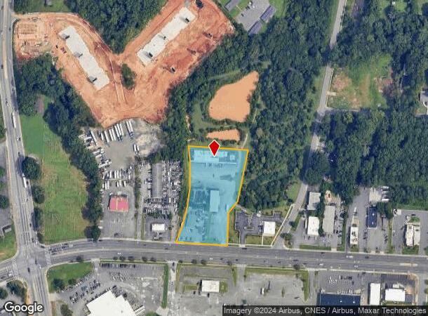  4405 N Tryon St, Charlotte, NC Parcel Map