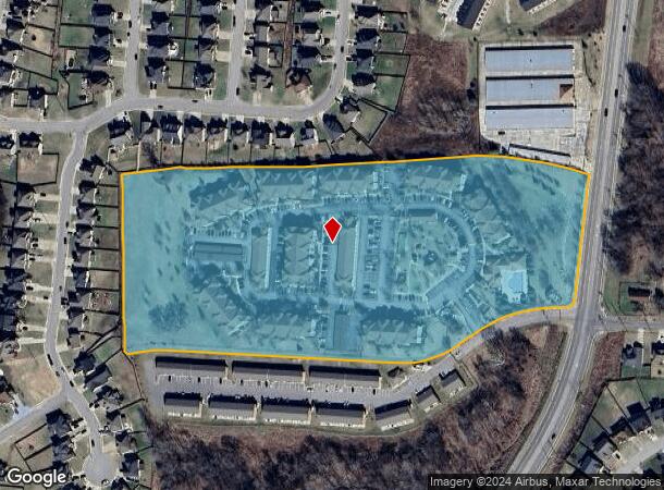  2195 W Allen Griffey Rd, Clarksville, TN Parcel Map