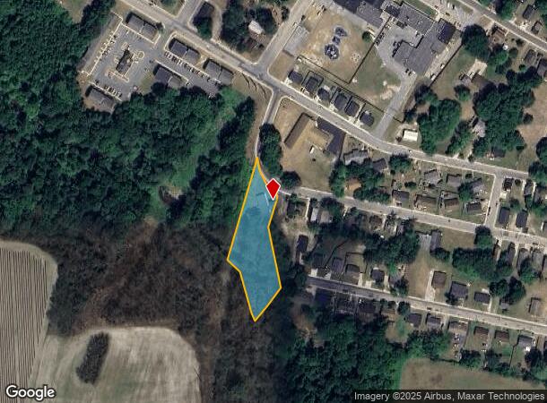  635 Center St, Laurel, DE Parcel Map