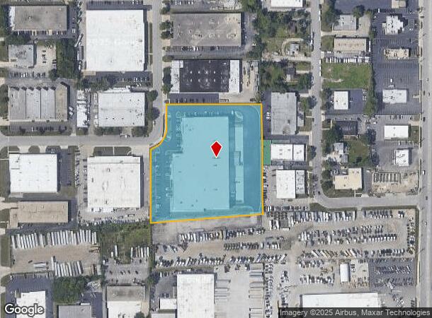 845 N Larch Ave, Elmhurst, IL Parcel Map