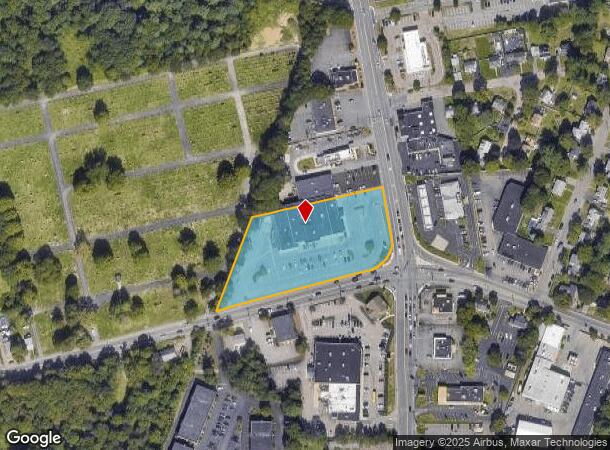  1025 Central St, Stoughton, MA Parcel Map