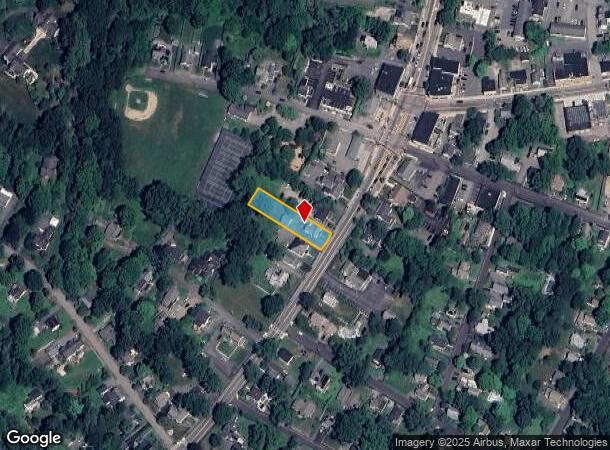  851 Washington St, Holliston, MA Parcel Map