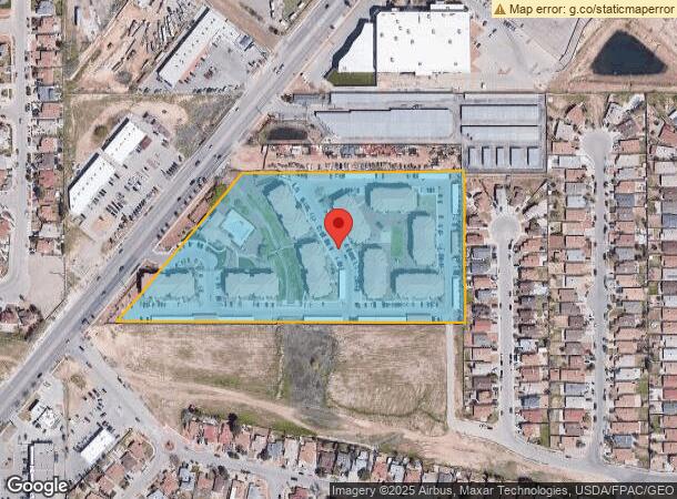  1640 N Zaragoza Rd, El Paso, TX Parcel Map