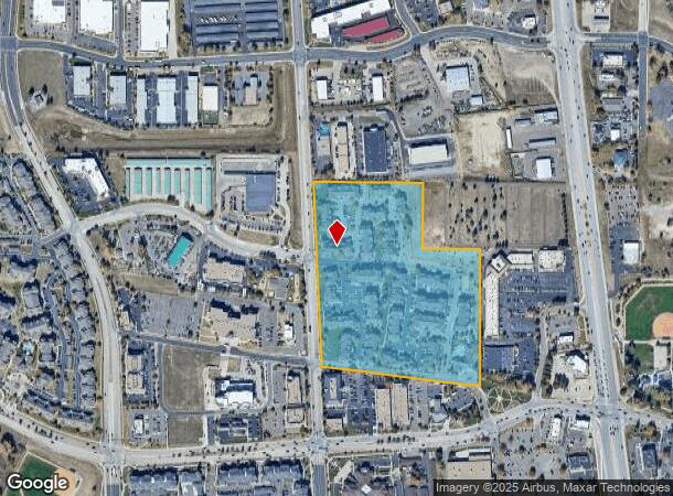 18901 E Briargate Ln, Parker, CO Parcel Map