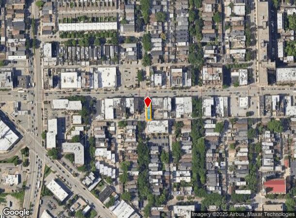  1461 W Fullerton Ave, Chicago, IL Parcel Map