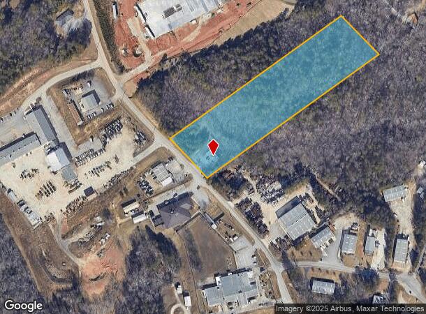  1687 Barber Rd, Gainesville, GA Parcel Map