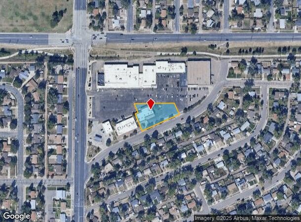 1809 N Circle Dr, Colorado Springs, CO Parcel Map