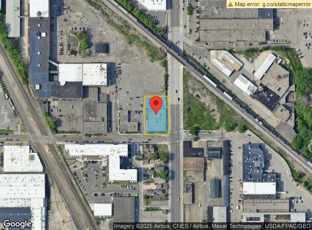  1404 Central Ave Ne, Minneapolis, MN Parcel Map