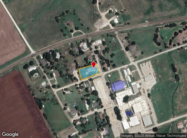 405 N Wyrick St, Frost, TX Parcel Map