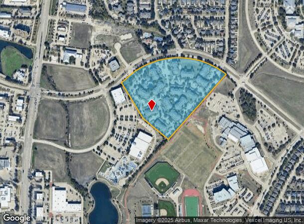  9399 Wade Blvd, Frisco, TX Parcel Map