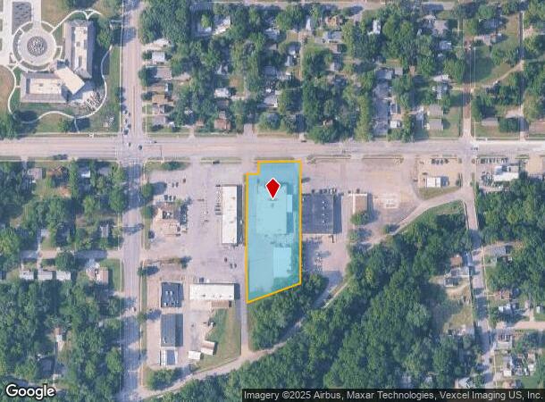 1321 Sw 21St St, Topeka, KS Parcel Map