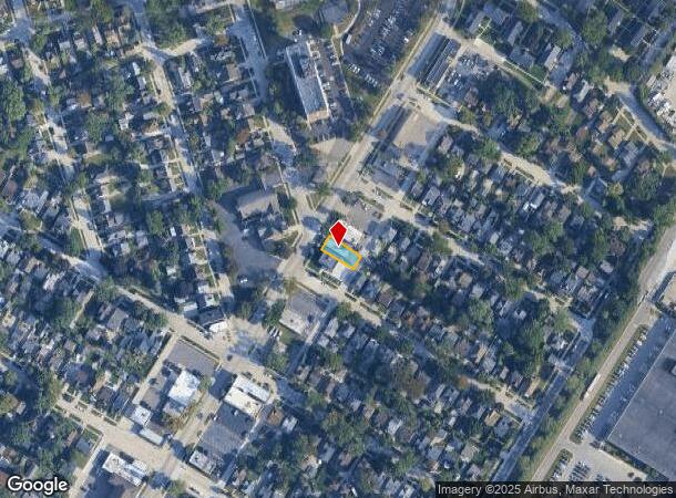 1727 Monroe St, Dearborn, MI Parcel Map