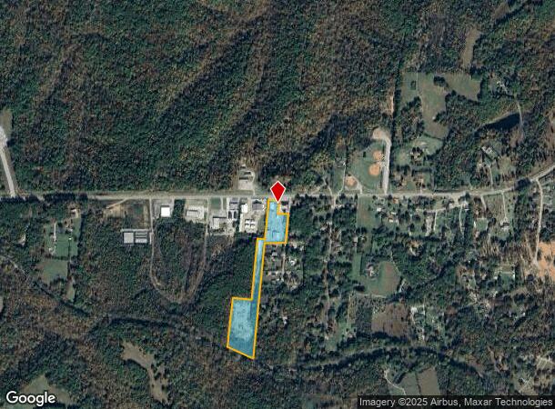 4982 Highway 70 E, White Bluff, TN Parcel Map